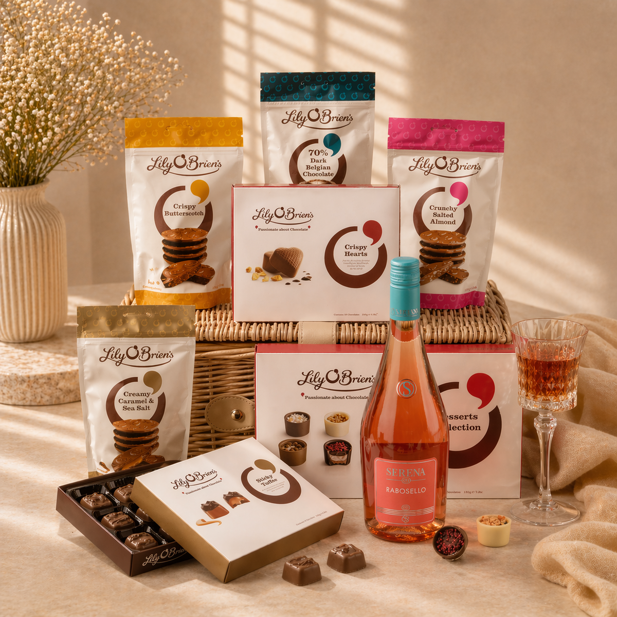 Lily O'Brien's & Prosecco Hamper